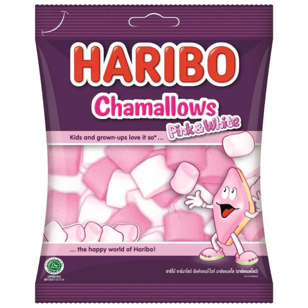 Маршмеллоу Haribo Pink&White 70 гр
