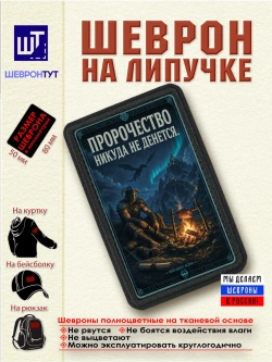 Шеврон Скайрим. Пророчество никуда не денется dtf