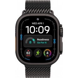 Смарт-часы Apple Watch Ultra 4 49 mm, Black Titanium case | ремешок Milanese Loop | Black, L