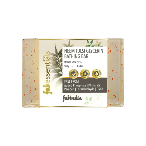 Fabessentials Bathing Bar Мыло глицериновое Ним & Тулси 100г