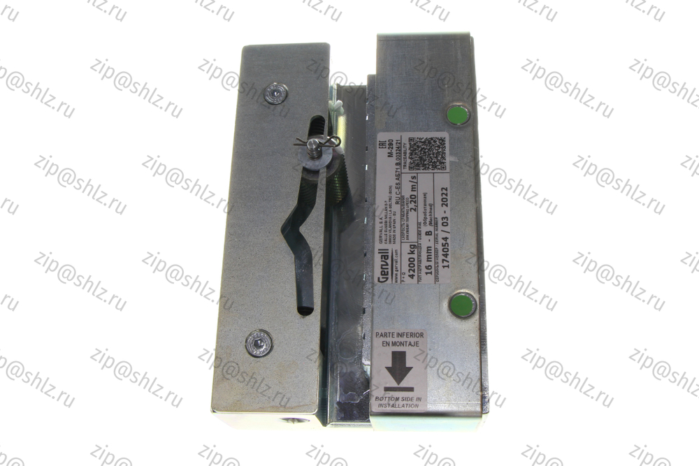 Ловители Gerval плавного торможения М290 (16мм-SET L/R) P+Q=4200кг