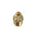 Муфта для PE-X труб аксиальная латунь Дн 20х1/2" ВР РОС