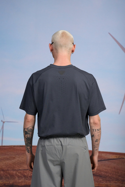 Футболка Nothomme Blue Monte Breathable Short-Sleeve Shirt "Yanya Gray"