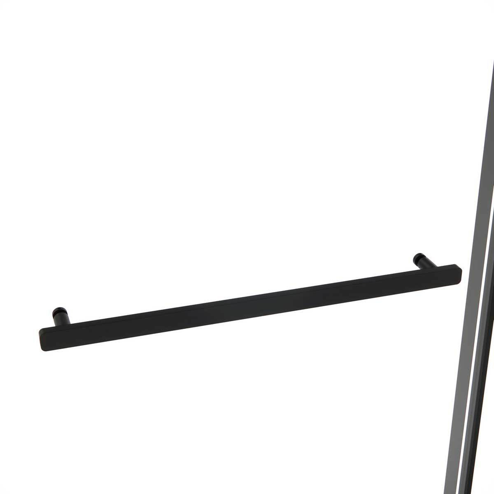Душевая дверь Slim Soft VDS-1SS140CLB, 1400, черный, стекло прозрачное