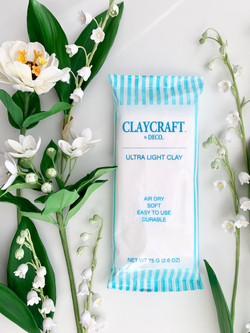 Глина полимерная самозатвердевающая Ultra Light Clay CLAYCRAFT BY DECO, японская, 10 пачек.