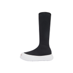 SMILEREPUBLIC Half Knee Sock Boots, High Top Knee High Knee high Boots Women"s Black