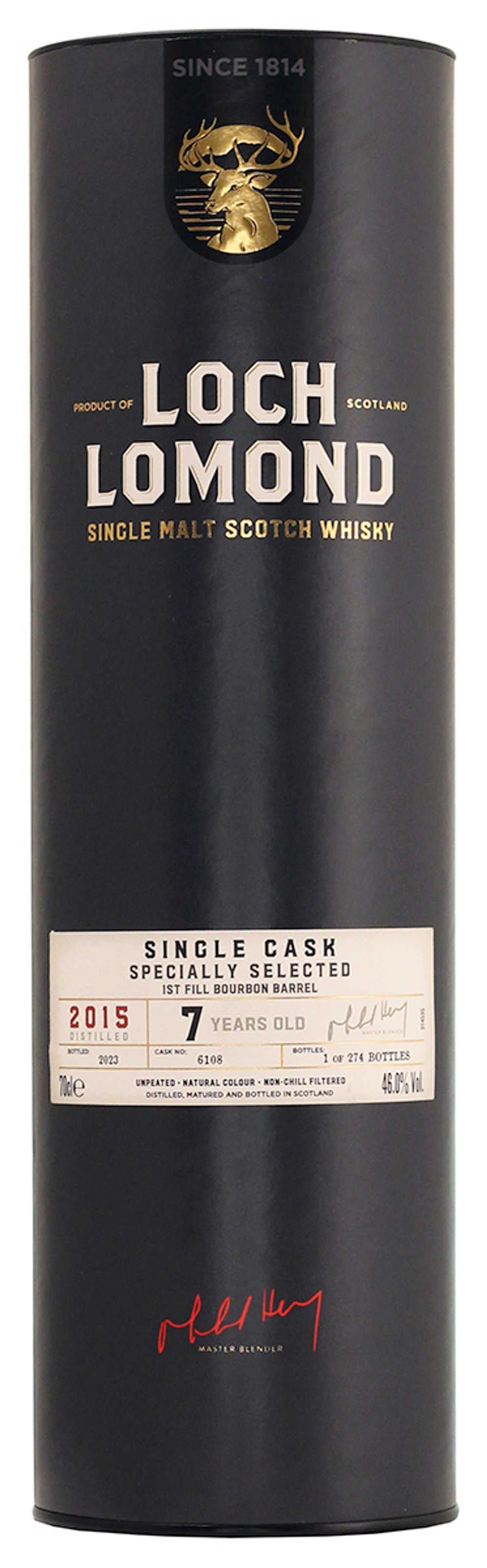 Виски Loch Lomond 7 лет, Old Single Cask Specially Selected, 0.7 л