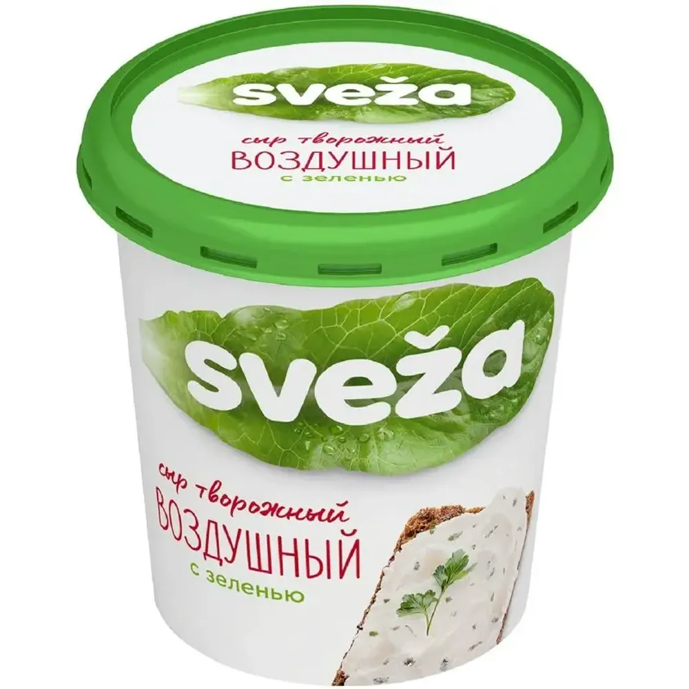 Сыр творожный Савушкин 60% 150г с зеленью