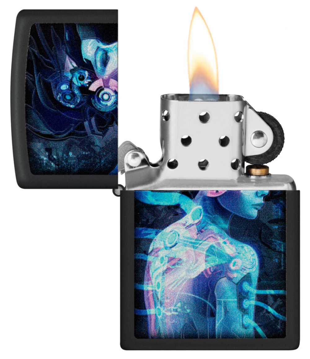 Зажигалка ZIPPO 48517 Cyborg Woman