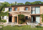 Зонт профессиональный телескопический Ø5 м Scolaro Palladio Telescopic, натуральный, слоновая кость