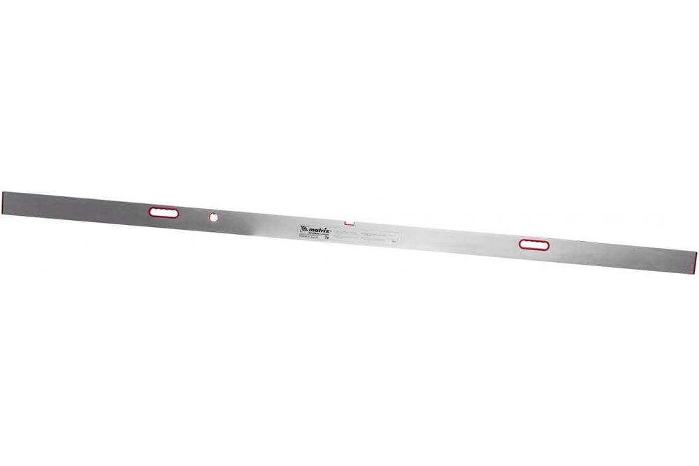 Правило алюминиевое с уровнем, L-3.0 м, 2 ручки Matrix, 89641