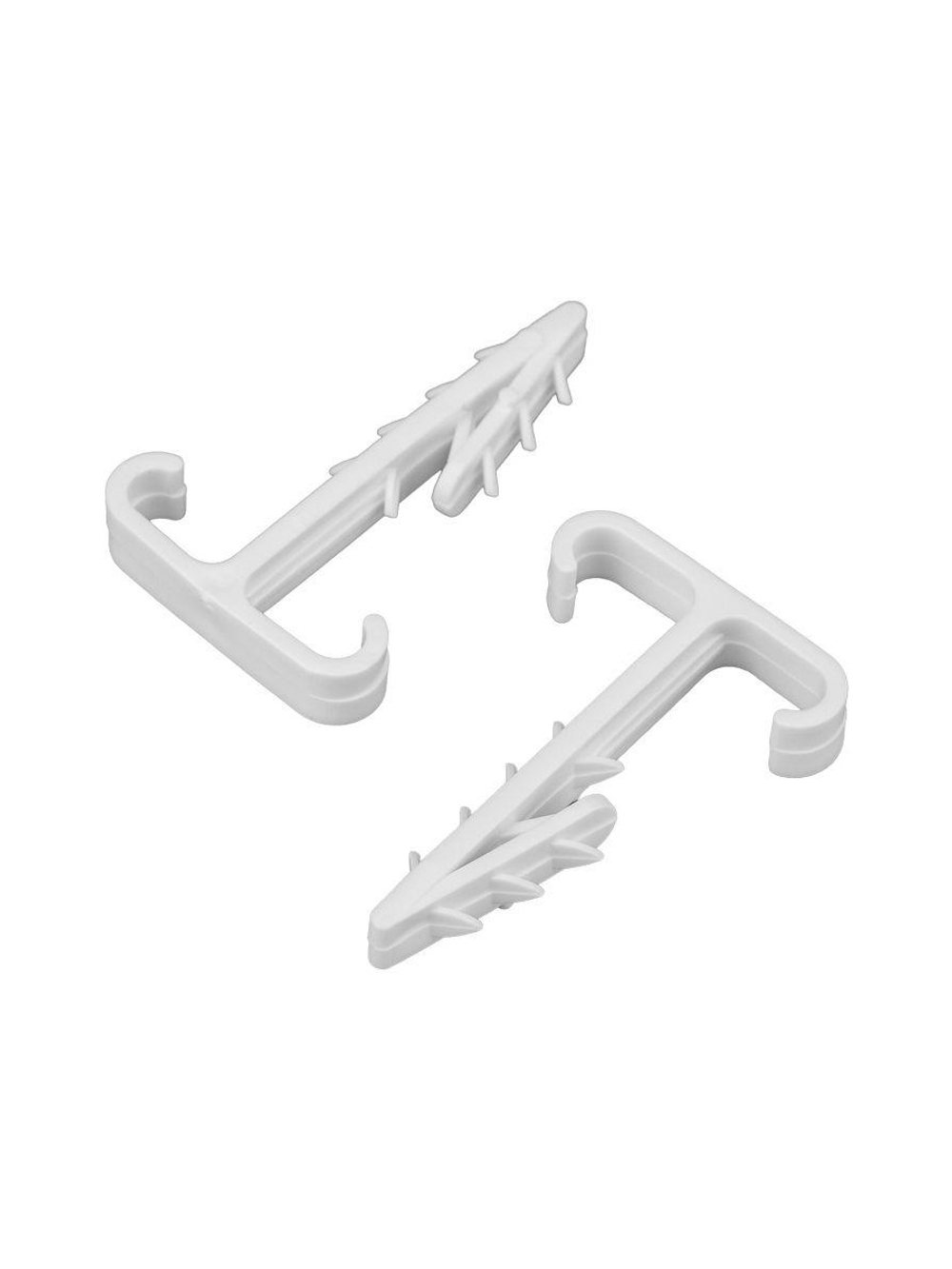 Дюбель-хомут Т-образный для двух плоских кабелей 2х12 КФ (уп.100шт) Rexant 07-4615