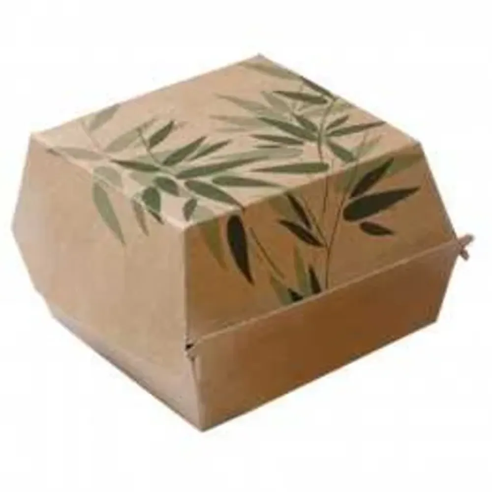 Коробка Feel Green для бургера, 17*17*8 см, картон, 50 шт/уп, Garcia de PouИспания
