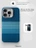 Чехол накладка iPhone 16 Pro Max 6.9" Gurdini Carbon Design (Magsafe &amp; Lense holder) Moon Rising Blue