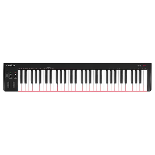 Nektar SE61 USB MIDI клавиатура, 61 клавиша, пяти октавная клавиатура, Bitwig 8 track, вес 3 кг