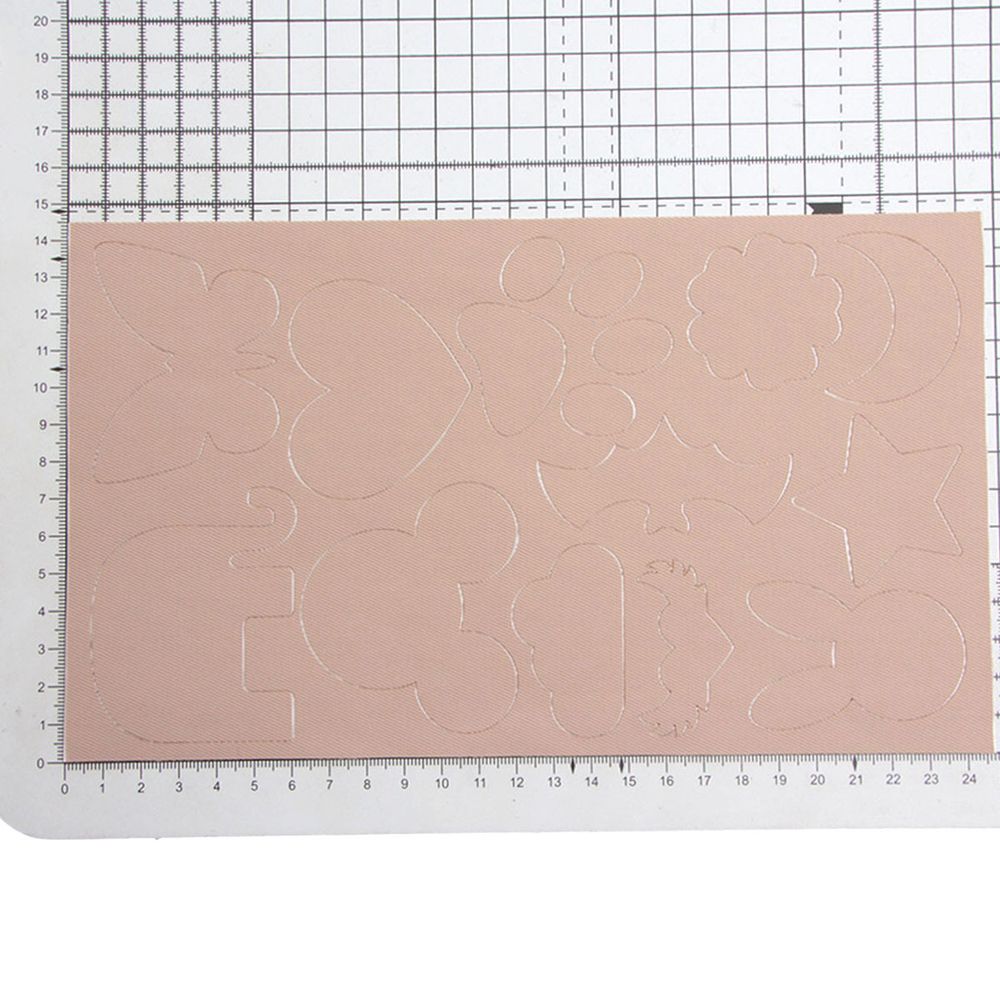 Набор заплаток самоклеящихся фигурных, ткань, 145x245мм (бежевый (beige)), AC05