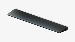 Черная подставка Prism Wrist Rest для Lofree Hyzen67 — вид под углом
