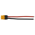 Разъем XT60H-F мама с проводом 10см 14AWG
