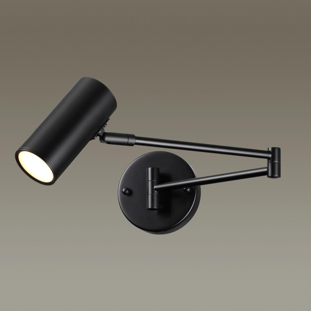 4376/1W HIGHTECH ODL23 455 черный Настенный светильник IP20 LED E14 9W RAZIO