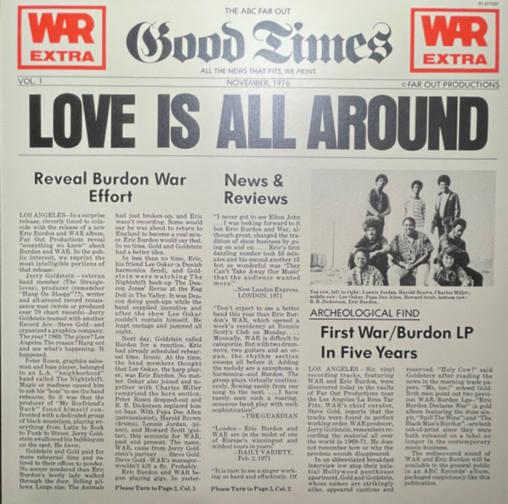 Eric Burdon & War / The Complete Vinyl Collection (Coloured Vinyl)(Limited Edition)(4LP)