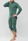 Термобелье мужское комплект Norveg  Sport Wool  30SWMSRU-092, зеленый меланж