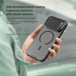 Чехол от Nillkin с MagSafe на iPhone 17 Pro Max, серия CamShield Prop Magnetic Case (версия с прозрачной крышкой объектива)