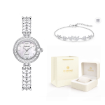 STARKING Mermaid Collection Quartz Movement Stainless Steel Watchband Watch Women"s Watch Blue Dial