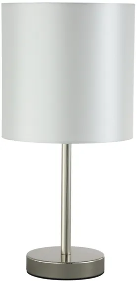 Интерьерная настольная лампа Sergio SERGIO LG1 NICKEL Crystal Lux