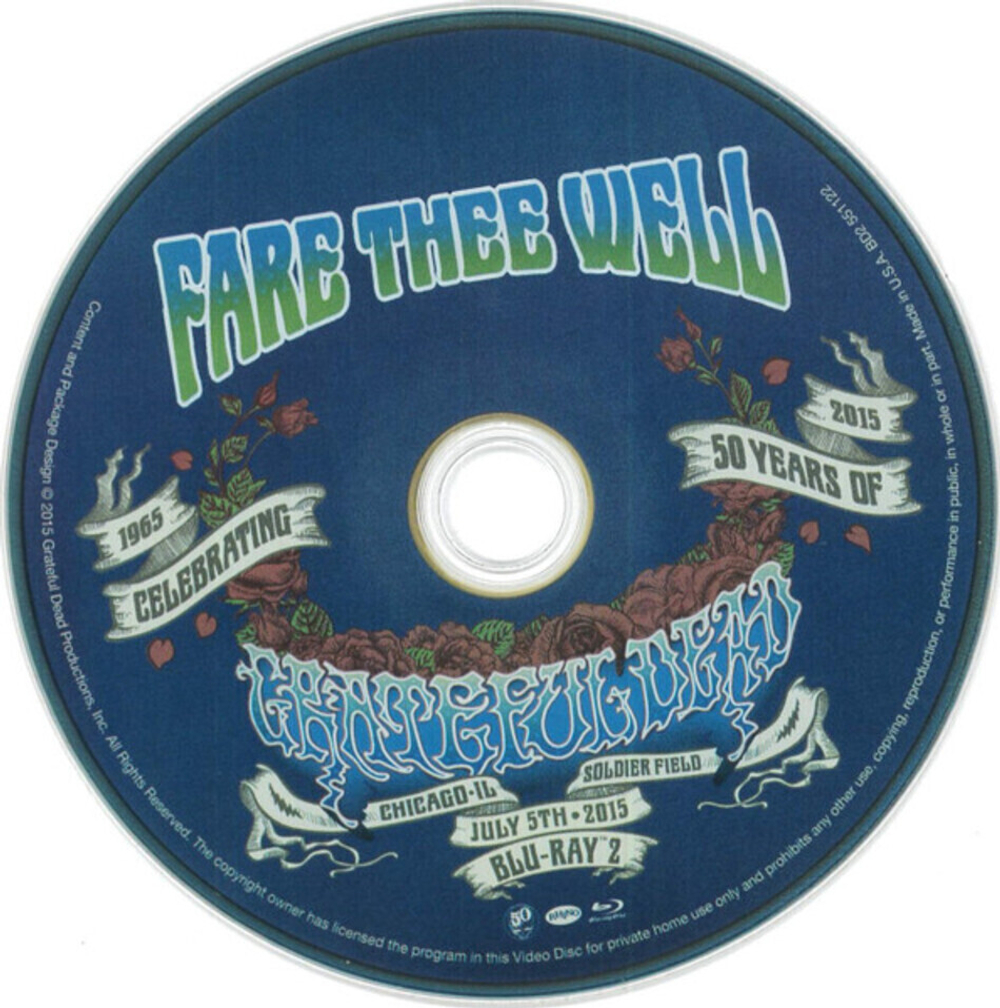The Grateful Dead / Fare Thee Well (Limited Edition)(3HDCD+2Blu-ray)