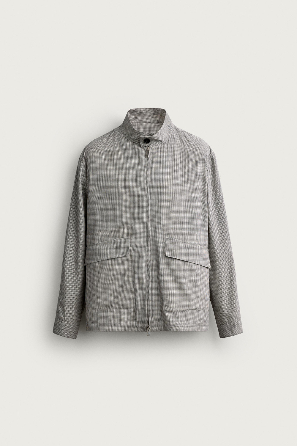 КУРТКА КЛАССИЧЕСКОГО КРОЯ В КЛЕТКУ — ZARA