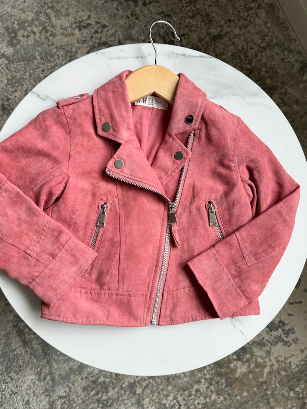 Замшевая куртка косуха H&M, 98