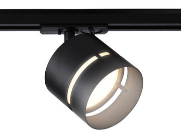 Трековый однофазный светильник со сменной лампой 1*GX53 GL5377 BK чёрный Track System Ambrella