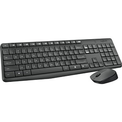 Клавиатура + Мышь Logitech Wireless Desktop MK235 Grey USB (920-007948)