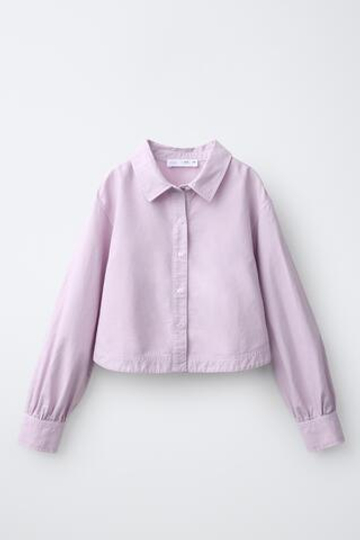 ZARA - FRUIT OF THE LOOM™ РУБАШКА OXFORD, СВЕТЛО-СИРЕНЕВЫЙ