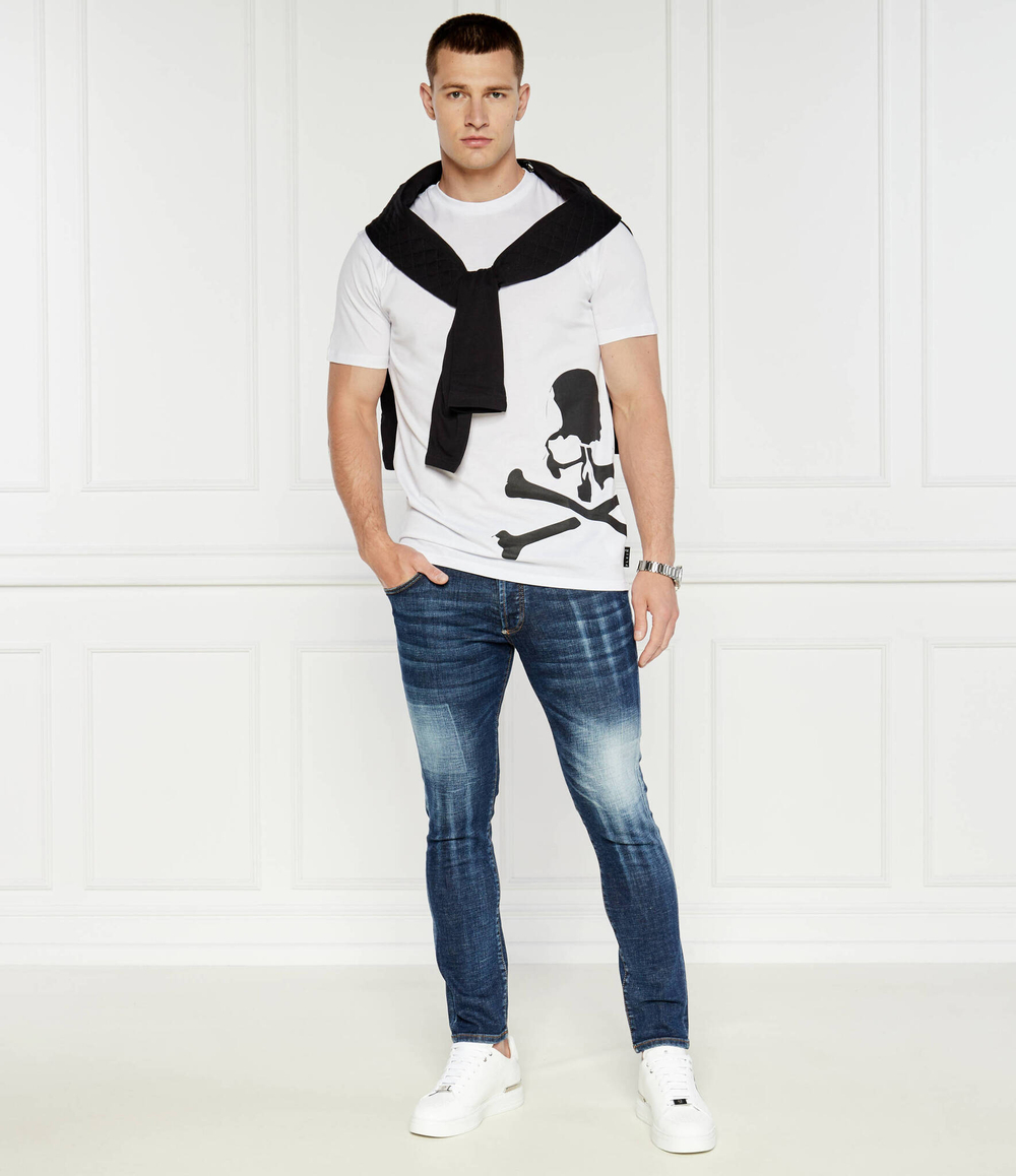 Кожаные кроссовки hexagon Philipp Plein - белый(MSC3981 PLE005N)