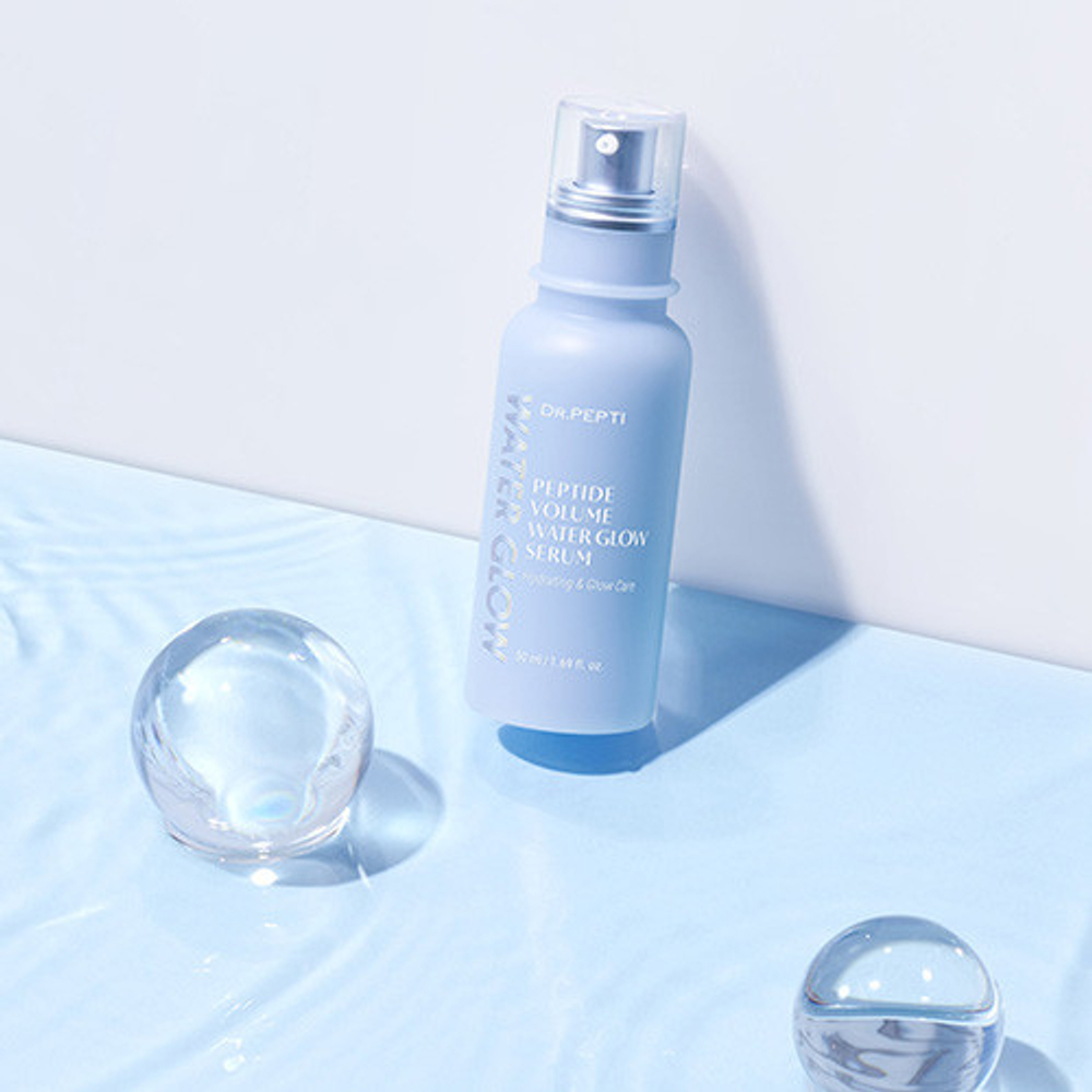 Dr.PEPTI Премиальная, кислородная , пептидная сыворотка Peptide Volume Water Glow Serum 50 мл