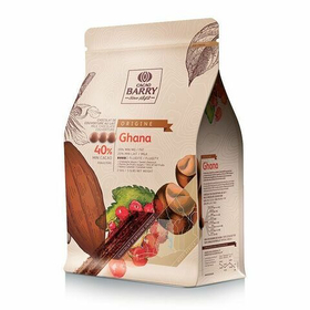 Шоколад молочный Ghana 40% Barry (1 кг)