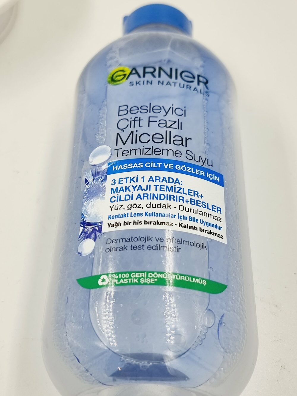 Garnier Мицеллярная двухфазная вода для лица и глаз с экстрактом василька и аргинином, 400 мл ( Франция)