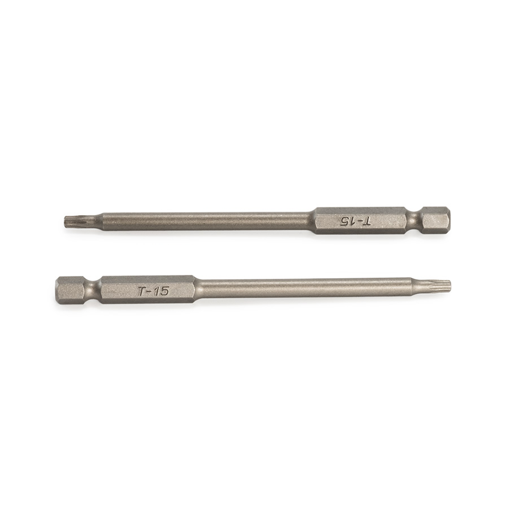 Набор бит 2 шт TORX-T15 №2 WOODWORK для саморезов, длина 100 мм, для кондуктора PHJ-05 TX15-100