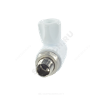 Кран шаровой PP-R белый Дн 20х1/2" НР прямой для радиатора RTP (РосТурПласт) 27853