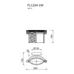Бра De Palais FL1104-1W, LED