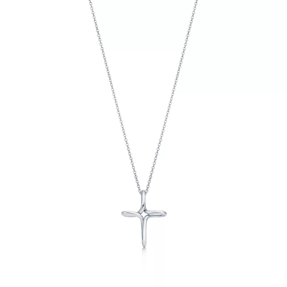 Подвеска из серебра 925, Tiffany 💠infinity cross- Elsa Peretti