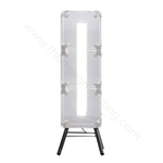 Floor design lamp  Hyperqube by Felix Monza (3 lampshade ,  Clear)