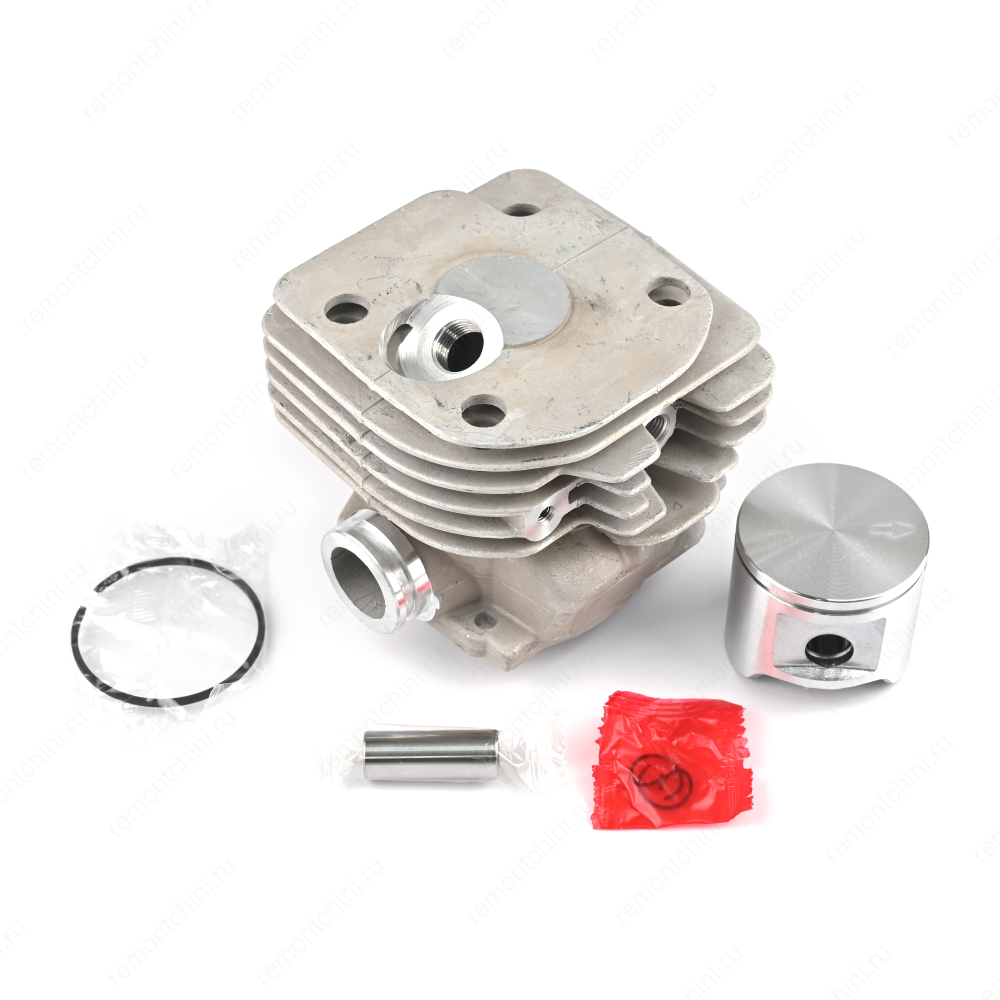Поршневая группа б/п Husqvarna 365/372 (D:48-мм, патрубок: круг, 1-кольцо) [Rezer]