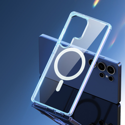 Усиленный прозрачный чехол с MagSafe от Dux Ducis для Samsung Galaxy S25 Ultra, серия Clin Mag Series Case