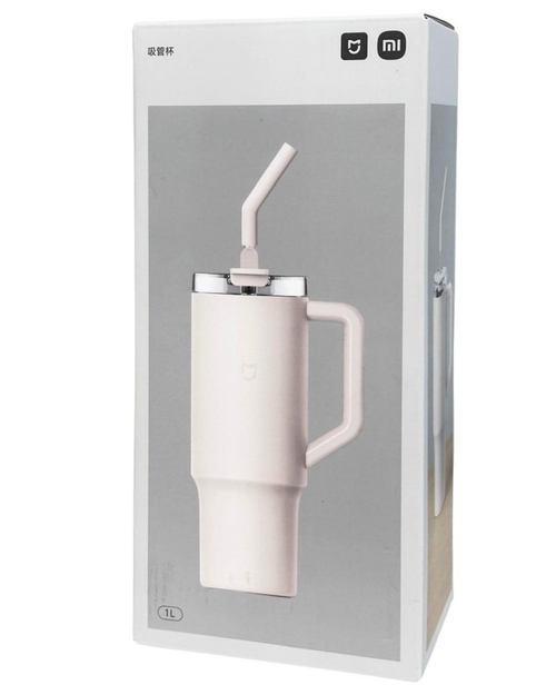 Термокружка Xiaomi Mijia Sippy Cup 1L (MJXGB01RM) розовая