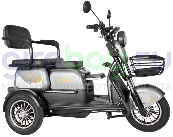 Электроскутер IKINGI SIBTRIKE 1000W (60V/25Ah) - Серый фото №5