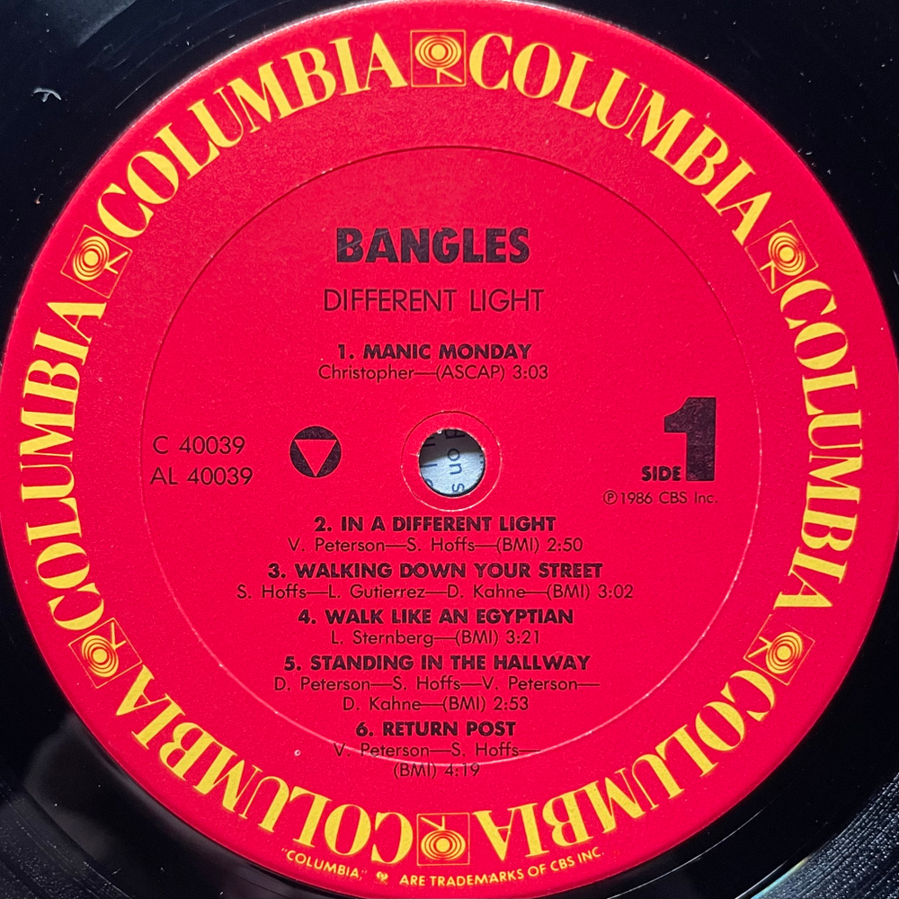 Bangles ‎– Different Light (США 1987г.)