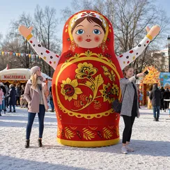 Надувная Матрешка Зазывала