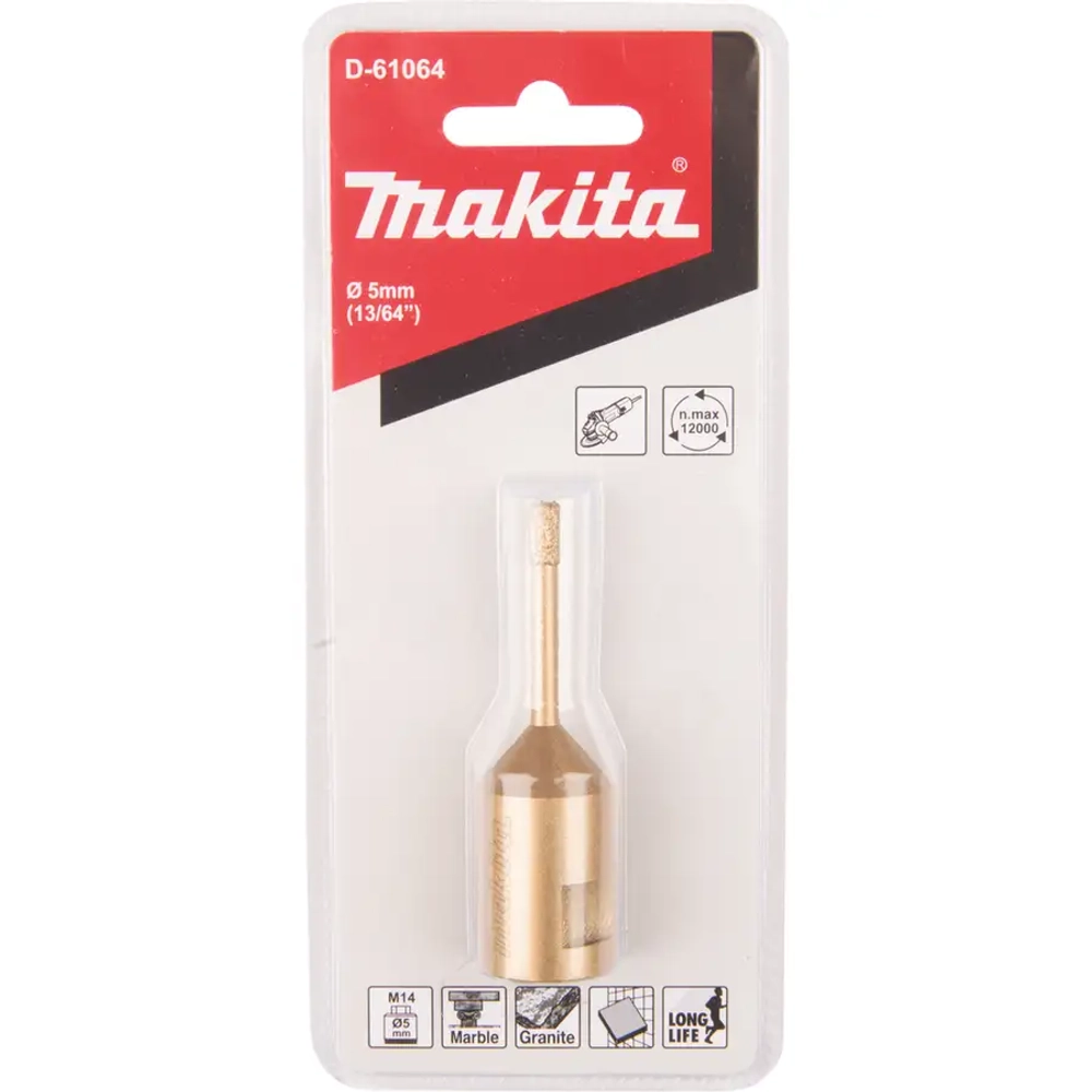 Коронка алмазная M14x2, 5мм Makita D-61064